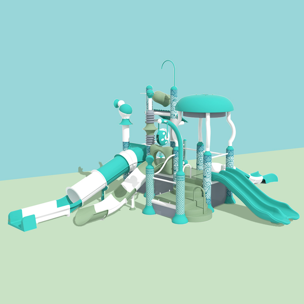 Water Slide Park Equipment Manufacturer Supplying Water Park Water Slides and Interactive Water Houses