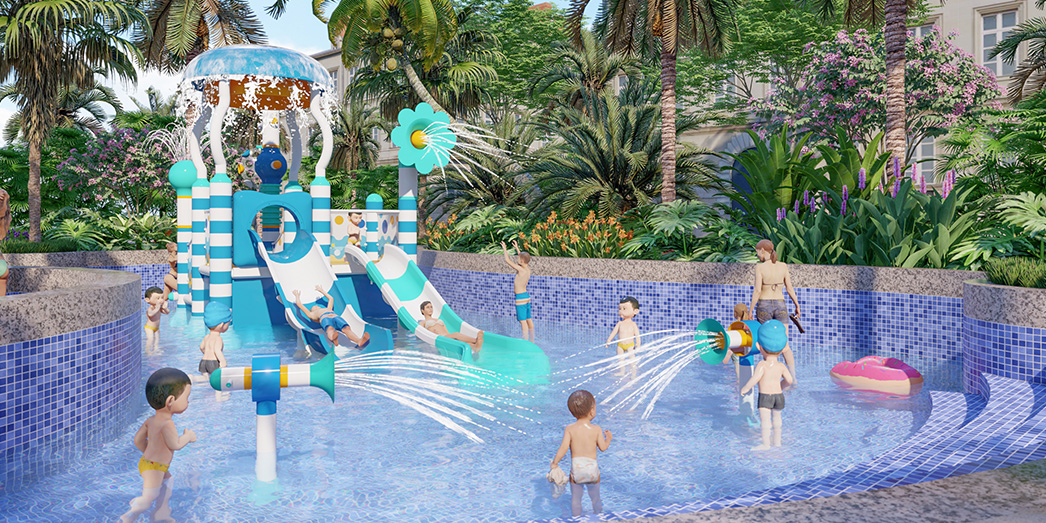 Sanya Metropalk Hotel Family Water Park by a Professional Water Park Supplier-Cowboy Group