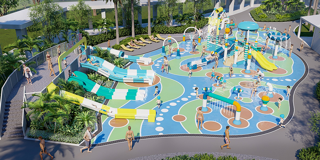 water park play equipment