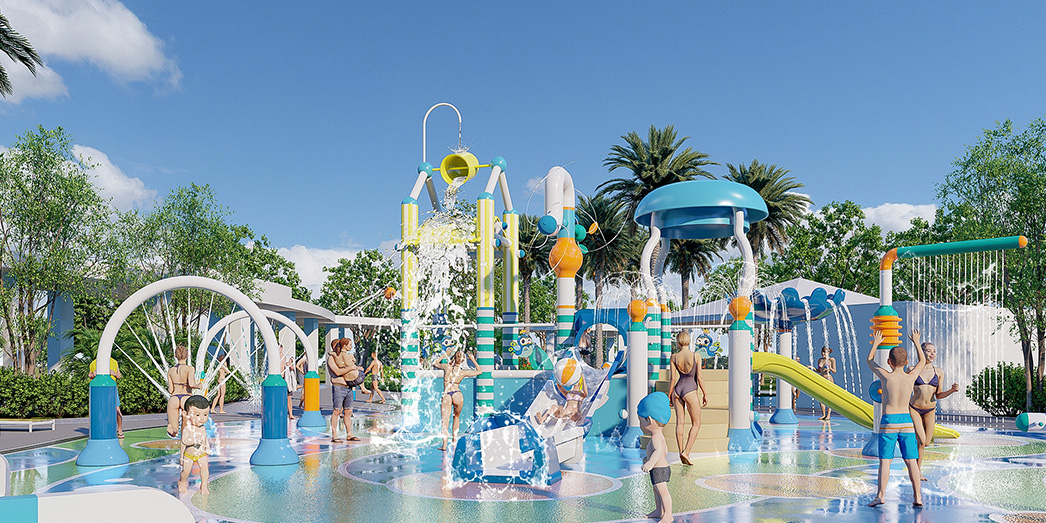 water park play equipment