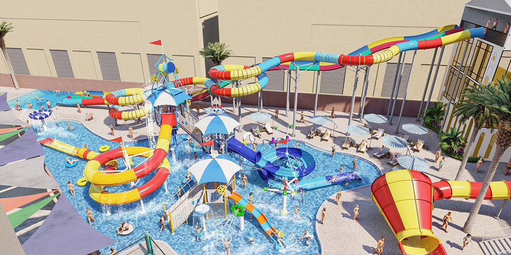 Clock Tower Water Park, UAE | Aquatic Park Equipment